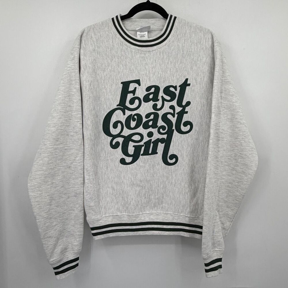 Champion Reverse Weave Barstool Sports East Coast Girl Sweatshirt Size S